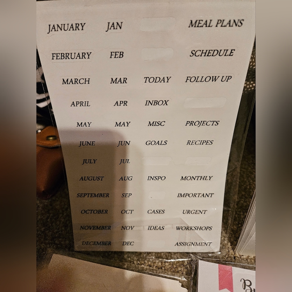 Filofax Personal Size Insert large bundle - Picture 8 of 13